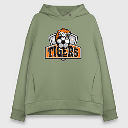 Женское худи оверсайз Football Tigers