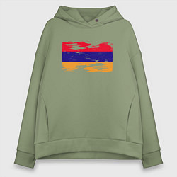 Женское худи оверсайз Армения - Флаг