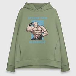 Женское худи оверсайз Силовой Алхимик