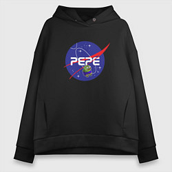 Женское худи оверсайз Pepe Pepe space Nasa