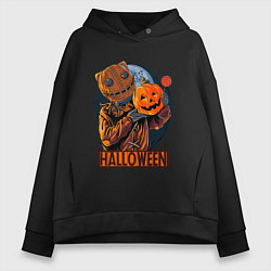 Женское худи оверсайз Halloween Scarecrow