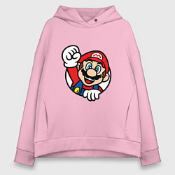 Женское худи оверсайз MarioFace