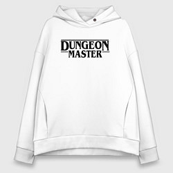 Женское худи оверсайз DUNGEON MASTER ГАЧИМУЧИ ЧЁРНЫЙ ЛОГО