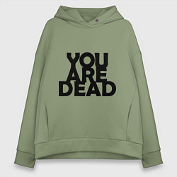 Женское худи оверсайз DayZ: You are Dead