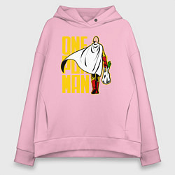 Женское худи оверсайз Сайтама возвращается из супермаркета One Punch-Man