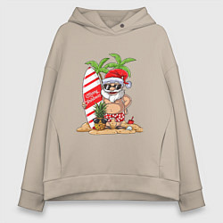 Женское худи оверсайз Santa on Vibe
