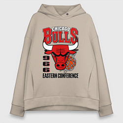 Женское худи оверсайз Chicago Bulls NBA