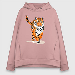 Женское худи оверсайз Властный хозяин джунглей