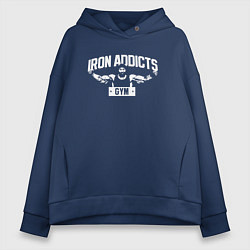 Женское худи оверсайз Iron Addicts Gym