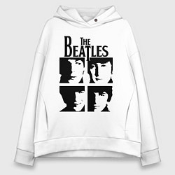 Женское худи оверсайз The Beatles - legendary group!