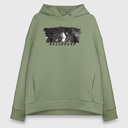 Женское худи оверсайз Существа Hellbound