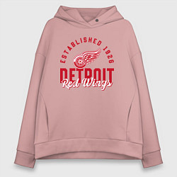Женское худи оверсайз Detroit Red Wings Детройт Ред Вингз