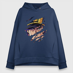 Женское худи оверсайз JOJOS BIZARRE ADVENTURE, ГЛАВНЫЙ ГЕРОЙ