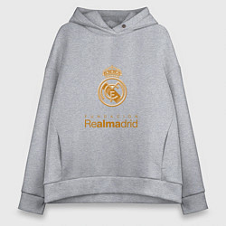 Женское худи оверсайз Real Madrid Logo