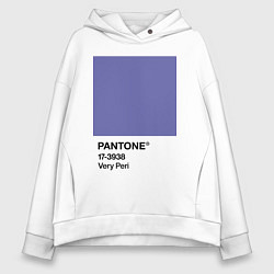 Женское худи оверсайз Цвет Pantone 2022 года - Very Peri