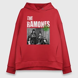 Женское худи оверсайз The Ramones Рамоунз