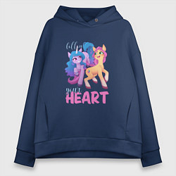 Женское худи оверсайз My Little Pony Follow your heart