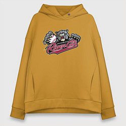 Женское худи оверсайз Sacramento River Cats - baseball team