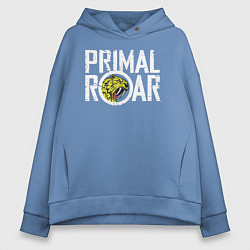 Женское худи оверсайз PRIMAL ROAR logo