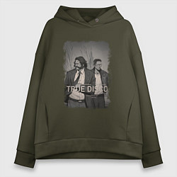 Женское худи оверсайз Настоящее диско