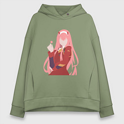 Женское худи оверсайз Zero Two 03 Darling