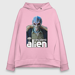 Женское худи оверсайз Resident alien