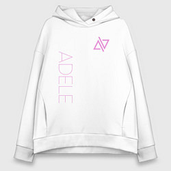 Женское худи оверсайз Adele Logo