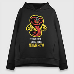 Женское худи оверсайз Cobra Kai No mercy!