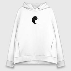 Женское худи оверсайз Котик Инь