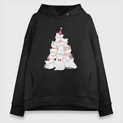 Женское худи оверсайз КОТОЁЛКА новый год