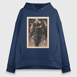 Женское худи оверсайз Sova арт