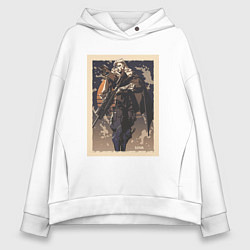 Женское худи оверсайз Sova арт