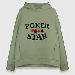 Женское худи оверсайз Poker Star