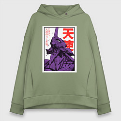 Женское худи оверсайз Евангелион ltd 0001