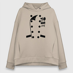 Женское худи оверсайз Поварской фартук