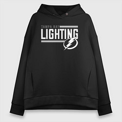 Женское худи оверсайз TAMPA BAY LIGHTIN NHL ТАМПА БЭЙ НХЛ