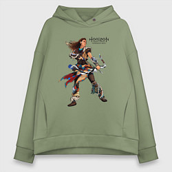Женское худи оверсайз Элой с луком Horizon