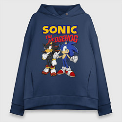 Женское худи оверсайз ЕЖ СОНИК SONIC THE HEDGEHOG