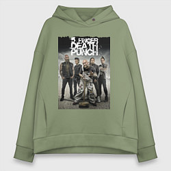 Женское худи оверсайз Five Finger Death Punch!