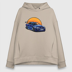 Женское худи оверсайз Ниссан gtr 2022