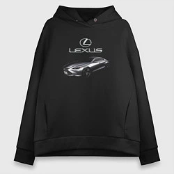 Толстовка оверсайз женская Lexus Concept Prestige, цвет: черный