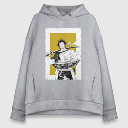 Толстовка оверсайз женская Стильный Ями, цвет: меланж