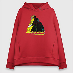 Женское худи оверсайз Cyberpunk Edgerunners