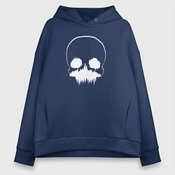 Женское худи оверсайз Горный Череп