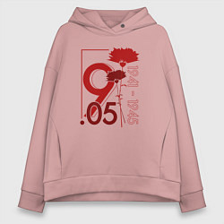 Женское худи оверсайз Гвоздики 9 05