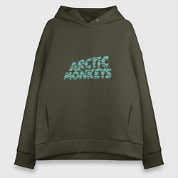 Женское худи оверсайз Надпись Arctic Monkeys