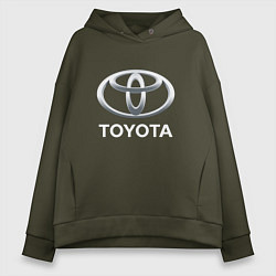 Женское худи оверсайз TOYOTA 3D Logo