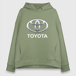 Женское худи оверсайз TOYOTA 3D Logo