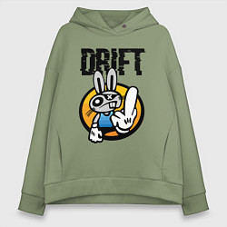 Женское худи оверсайз Drift Hype Cool Hare