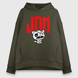 Женское худи оверсайз JDM Kitten-Zombie Japan